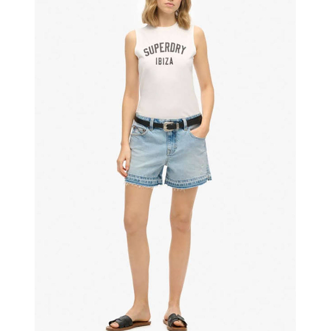 Product SUPERDRY D2 SDSW SPORT LUXE FITTED TANK WOMEN'S TOP base image