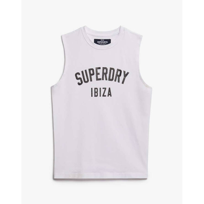 Product SUPERDRY D2 SDSW SPORT LUXE FITTED TANK WOMEN'S TOP base image