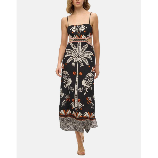 Product SUPERDRY D2 STUD STATEMENT CUT-OUT MAXI DRESS ΦΟΡΕΜΑ ΓΥΝΑΙΚΕΙΟ base image
