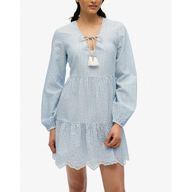 Product SUPERDRY  D2 OVIN BRODERIE TIERED MINI DRESS ΦΟΡΕΜΑ ΓΥΝΑΙΚΕΙΟ base image