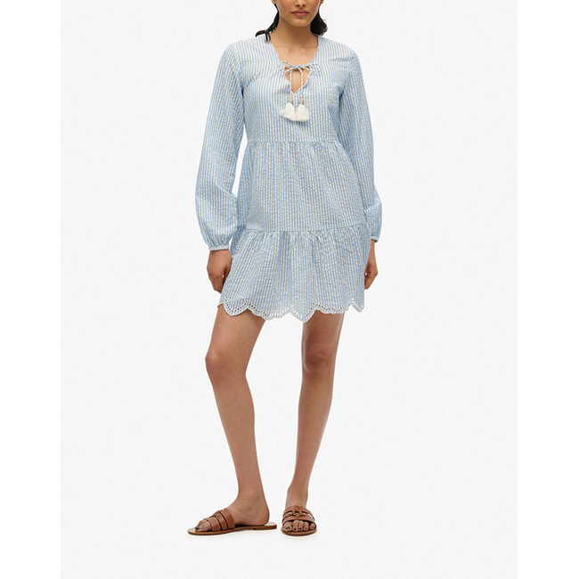 Product SUPERDRY  D2 OVIN BRODERIE TIERED MINI DRESS ΦΟΡΕΜΑ ΓΥΝΑΙΚΕΙΟ base image