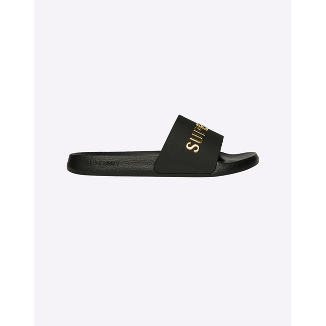 Product SUPERDRY D2 SDNA LUXE LOGO POOL SLIDE WOMEN'S SHOES base image