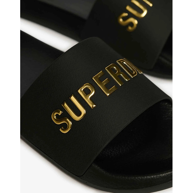 Product SUPERDRY D2 SDNA LUXE LOGO POOL SLIDE WOMEN'S SHOES base image