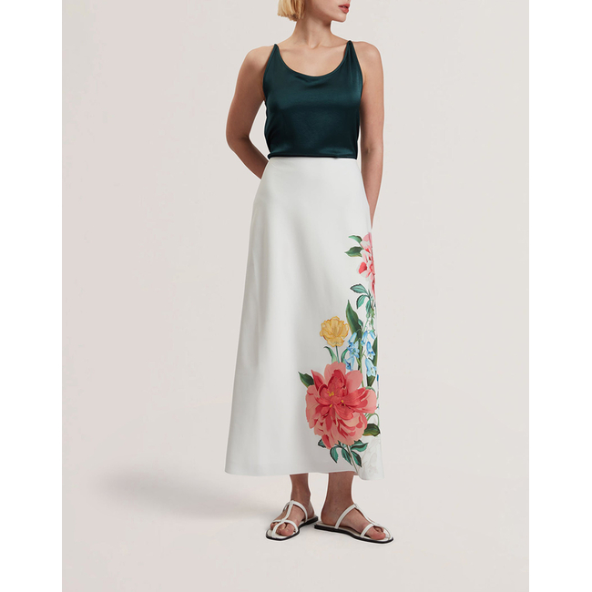Product TED BAKER CASLA Printed Column Maxi Skirt base image