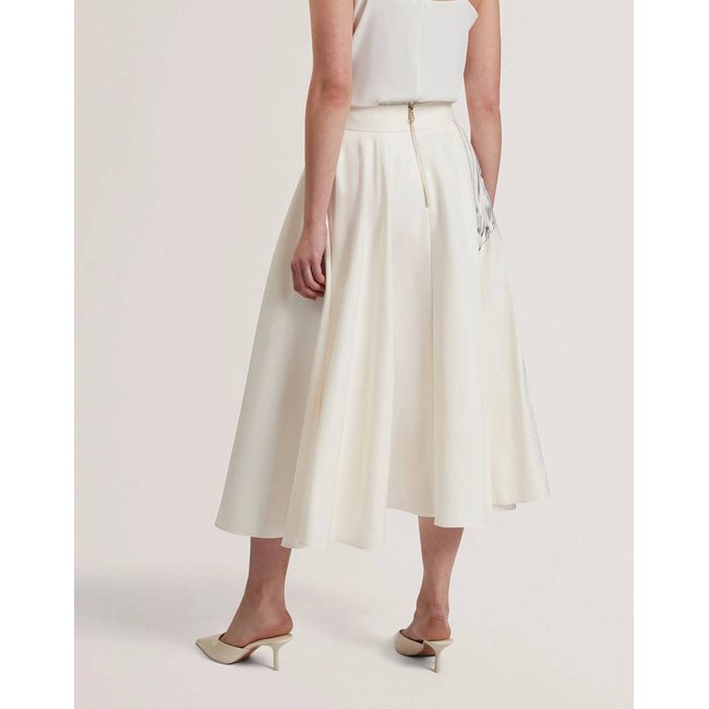 Product TED BAKER LAGUUNA Printed Ottoman Midi Skirt base image