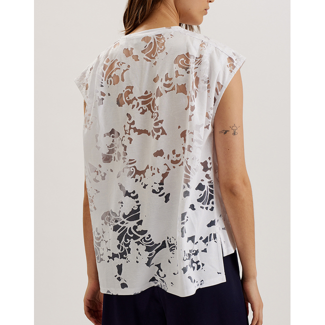 Product TED BAKER VLEENA Printed Burnout Vest Top base image