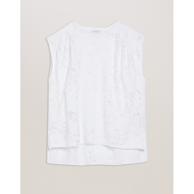 Product TED BAKER VLEENA Printed Burnout Vest Top base image