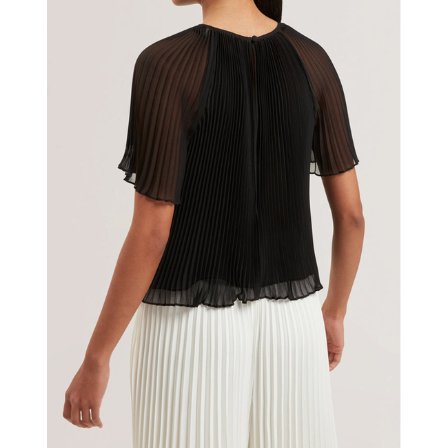 Product TED BAKER AGARA Pleated Short Sleeve Blouse base image