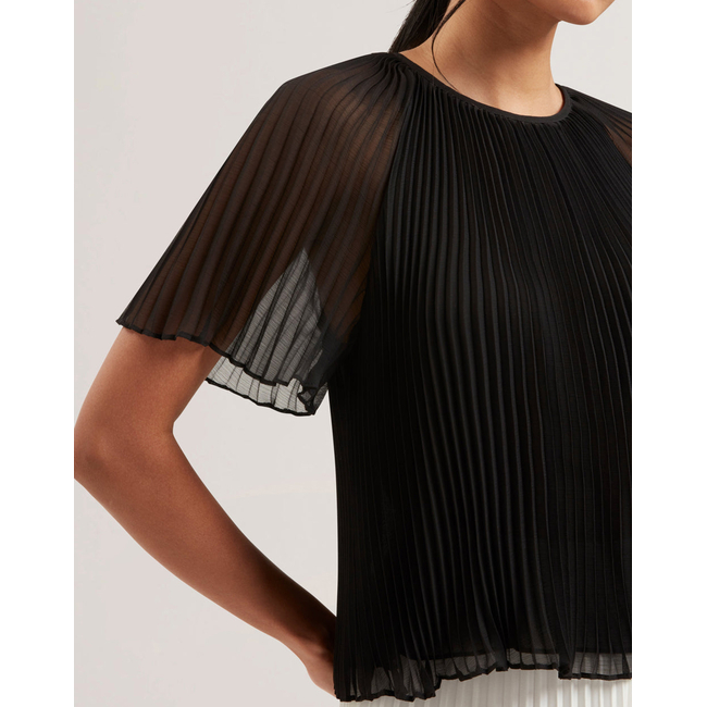 Product TED BAKER AGARA Pleated Short Sleeve Blouse base image