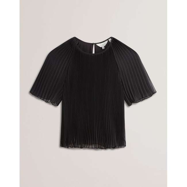 Product TED BAKER AGARA Pleated Short Sleeve Blouse base image