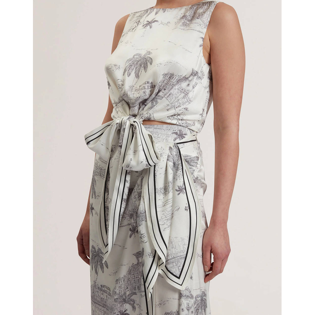Product TED BAKER IDROA Knot Detail Sleeveless Top base image