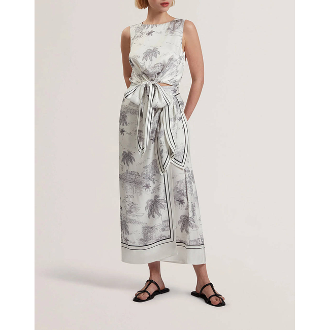Product TED BAKER IDROA Knot Detail Sleeveless Top base image