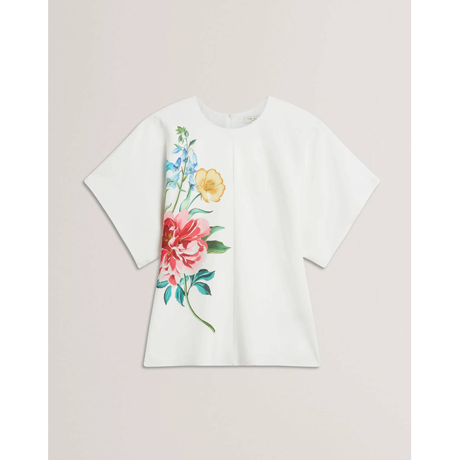 Product TED BAKER LAHNAA Slouch Sleeve Waisted Top base image