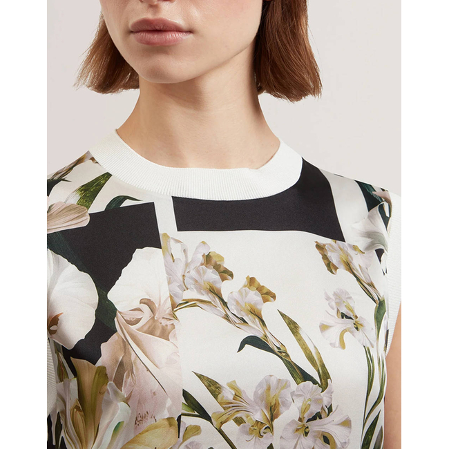 Product TED BAKER LIILEA Printed Woven Front Tank Top base image