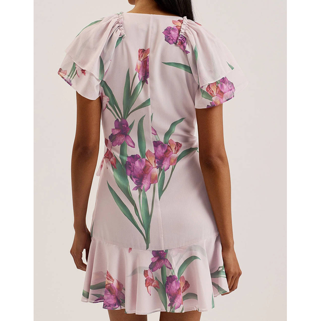 Product TED BAKER FASNIA Angel Sleeve Wrap Mini Dress base image