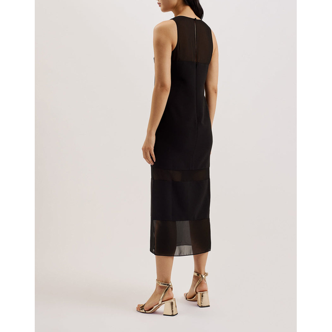 Product TED BAKER MEPHORA Sleeveless Midi Dress With Panel Detail base image
