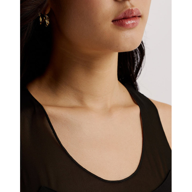 Product TED BAKER MEPHORA Sleeveless Midi Dress With Panel Detail base image