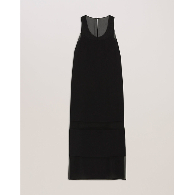 Product TED BAKER MEPHORA Sleeveless Midi Dress With Panel Detail base image