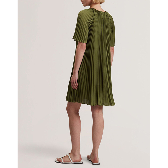 Product TED BAKER VINLAA Short Sleeve Pleated Mini Dress base image