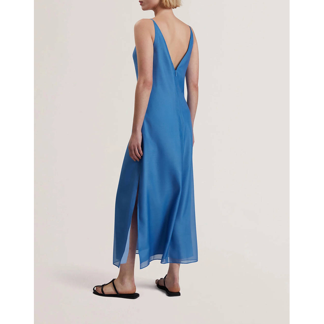 Product TED BAKER FAYDA Organza Scoop Neck Midi Dress base image