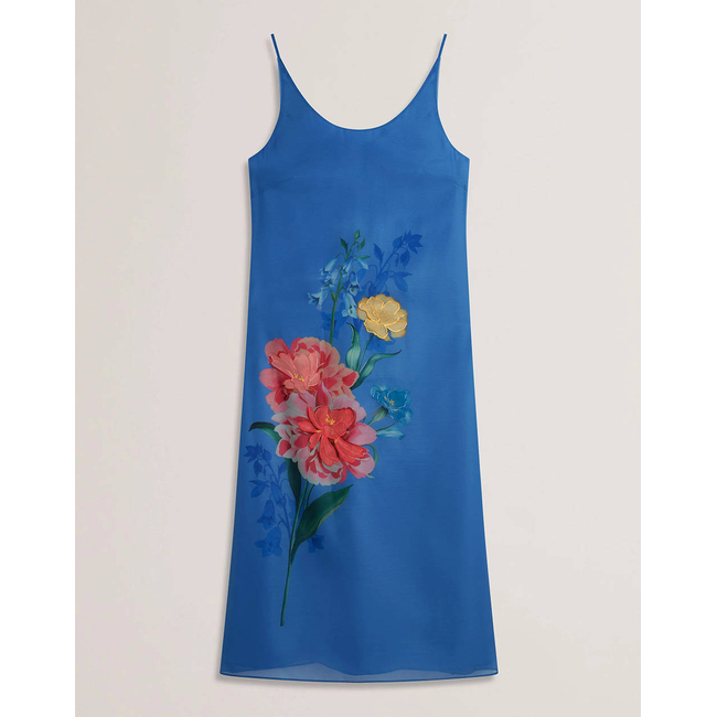 Product TED BAKER FAYDA Organza Scoop Neck Midi Dress base image