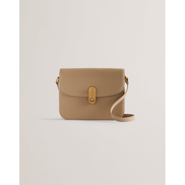 Product TED BAKER KKAYLI Polished Leather Satchel Bag (Dimensions: 22 x 17 x 8cm.) base image