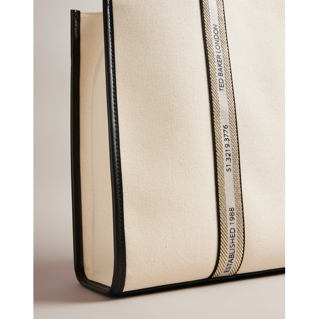 Product TED BAKER GEORJEY Branded Webbing Canvas Tote (Διαστάσεις: 14 x 36 x 45εκ.) base image
