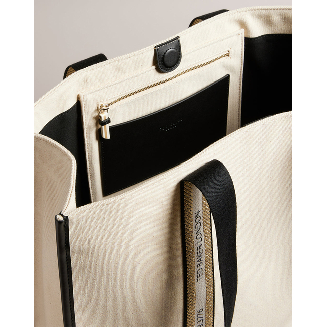 Product TED BAKER GEORJEY Branded Webbing Canvas Tote (Διαστάσεις: 14 x 36 x 45εκ.) base image