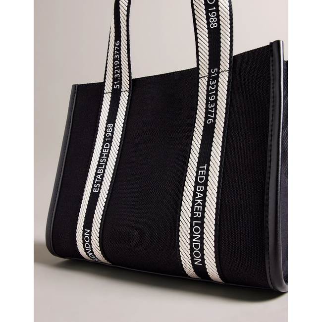 Product TED BAKER GEORJEA Branded Webbing Canvas Small Tote (Διαστάσεις: 11 x 21 x 25εκ.) base image
