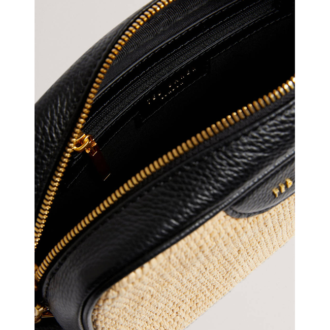 Product TED BAKER BARDAS Webbing Faux Raffia Camera Crossbody Bag (Διαστάσεις: 21 x 15 x 6εκ.) base image