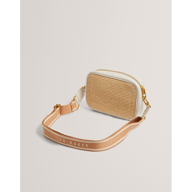 Product TED BAKER BARDAS Webbing Faux Raffia Camera Crossbody Bag (Διαστάσεις: 21 x 15 x 6εκ.) base image