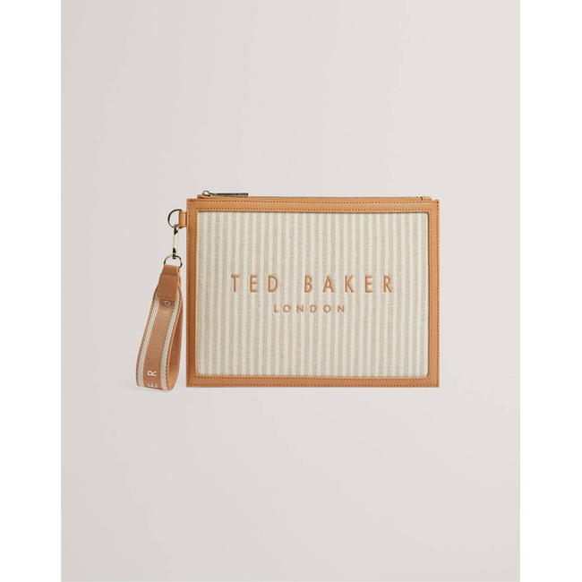 Product TED BAKER HAYSS Striped Canvas Webbing Pouch (Διαστάσεις: 27 x 20 εκ.) base image