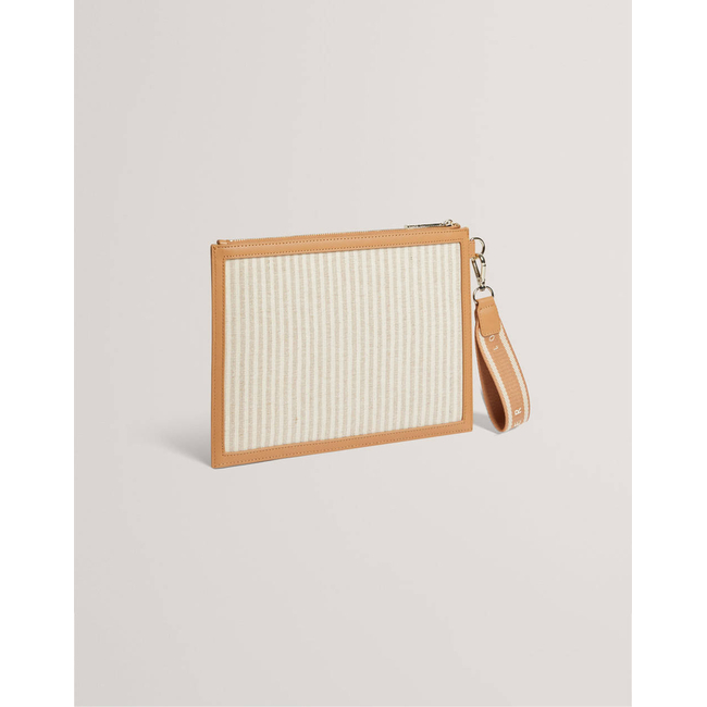 Product TED BAKER HAYSS Striped Canvas Webbing Pouch (Διαστάσεις: 27 x 20 εκ.) base image