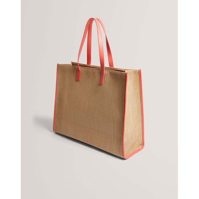 Product TED BAKER FLORAFF Floral Applique Extra Large Raffia Icon Bag (Διαστάσεις: 36 x 45 x 14 εκ.) base image