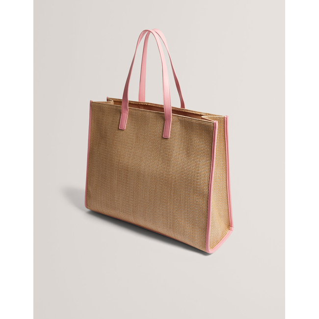 Product TED BAKER FLORAFF Floral Applique Extra Large Raffia Icon Bag (Διαστάσεις: 36 x 45 x 14 εκ.) base image