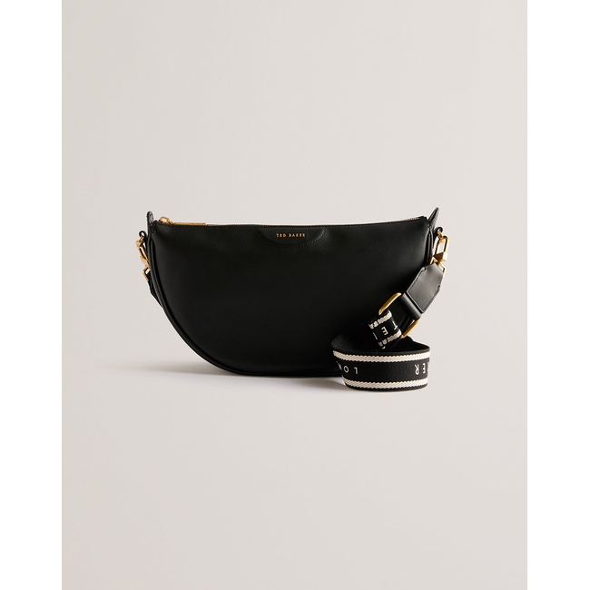 Product TED BAKER ESSINA Webbing Leather Half Moon Crossbody Bag (Διαστάσεις: 28 x 16εκ.) base image
