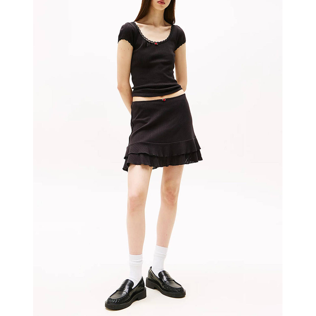 Product TOMMY JEANS TJW POINTELLE MINI SKIRT EXT base image