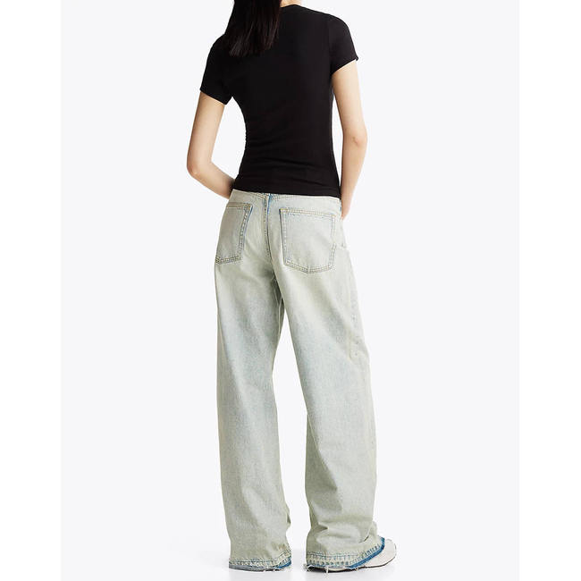 Product TOMMY JEANS TJW SLIM BADGE RIB TEE base image