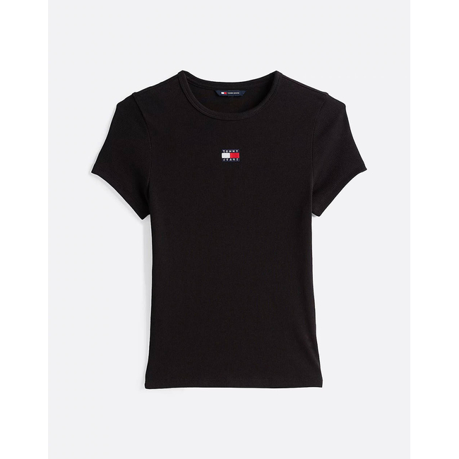 Product TOMMY JEANS TJW SLIM BADGE RIB TEE base image