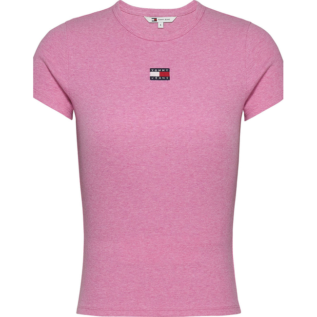 Product TOMMY JEANS TJW SLIM BADGE RIB TEE base image