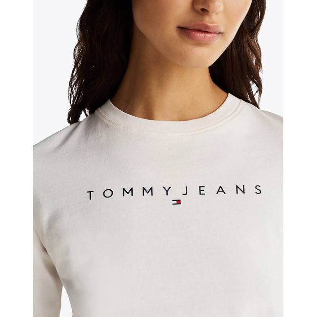 Product TOMMY JEANS TJW SLIM LINEAR TEE LS EXT base image