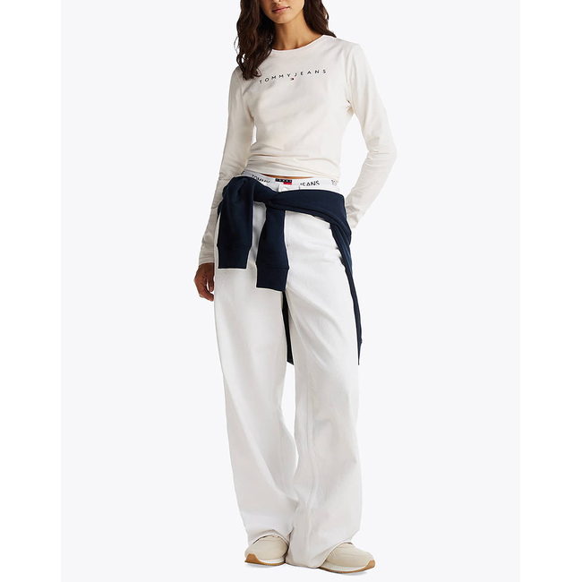 Product TOMMY JEANS TJW SLIM LINEAR TEE LS EXT base image