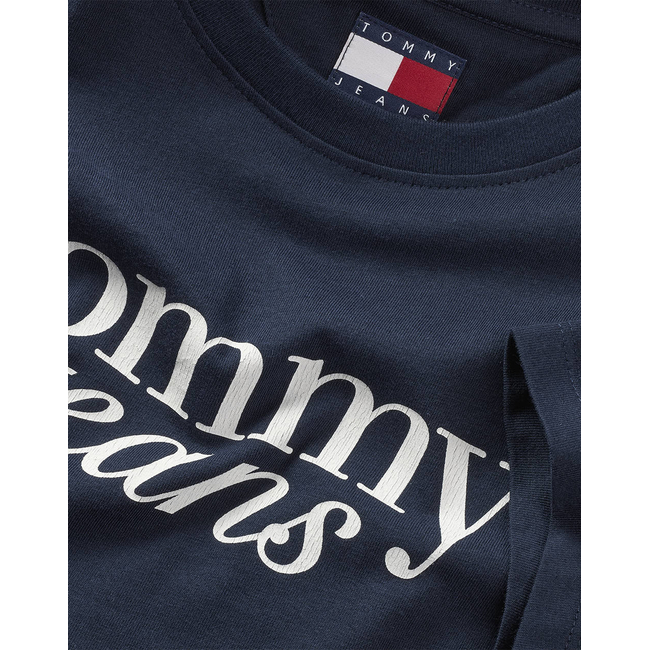 Product TOMMY JEANS TJW SLIM ESSENTIAL LOGO TEE EXT base image