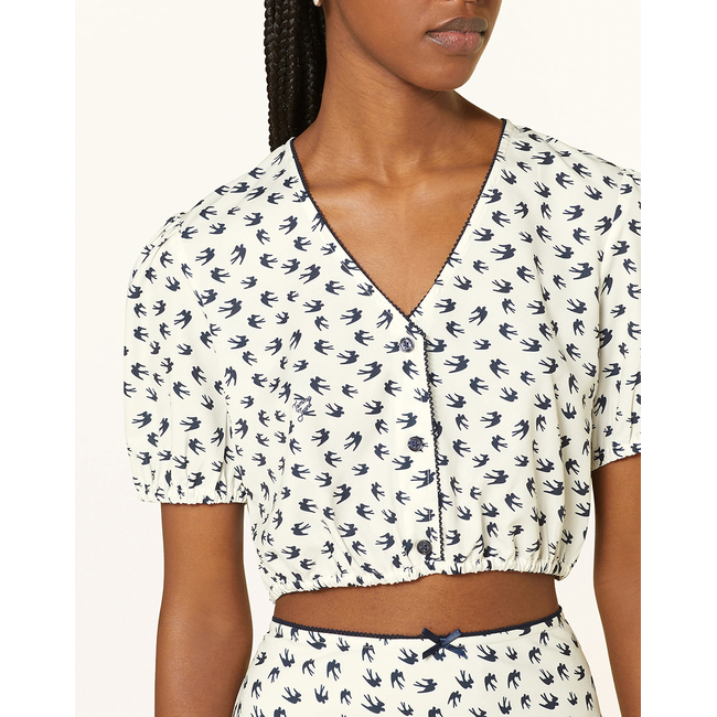 Product TOMMY JEANS TJW CRP AOP SS shirt base image