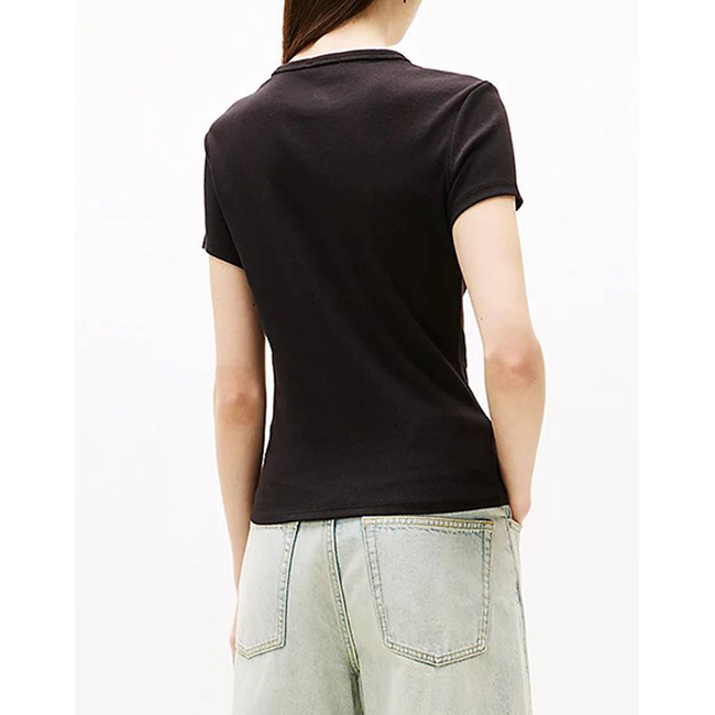 Product TOMMY JEANS TJW SLIM ESSENTIAL RIB SS EXT base image