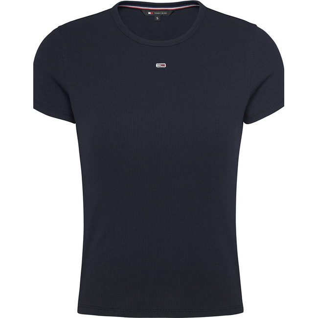 Product TOMMY JEANS TJW SLIM ESSENTIAL RIB SS EXT base image
