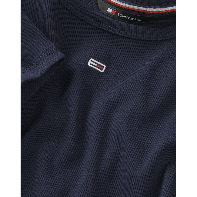 Product TOMMY JEANS TJW SLIM ESSENTIAL RIB SS EXT base image