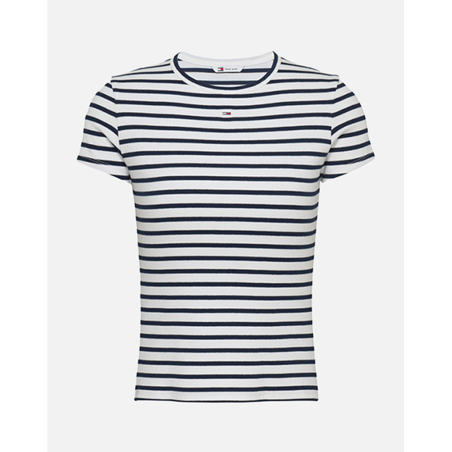 Product TOMMY JEANS TJW SLIM ESSENTIAL RIB SS EXT base image