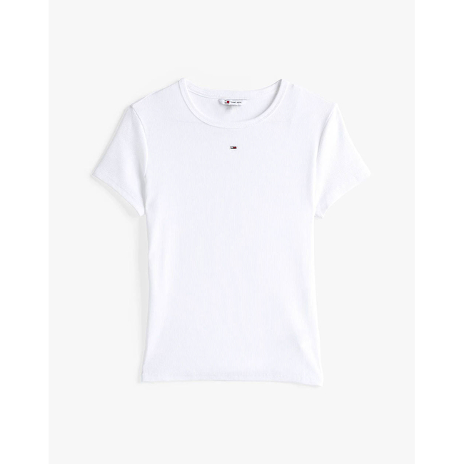 Product TOMMY JEANS TJW SLIM ESSENTIAL RIB SS EXT base image