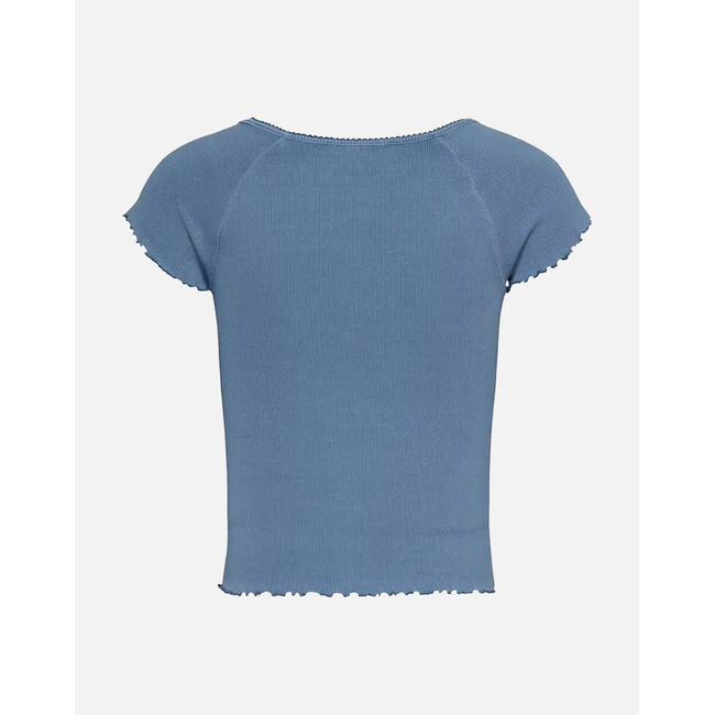 Product TOMMY JEANS TJW SLIM VNECK GMD RIB SS base image